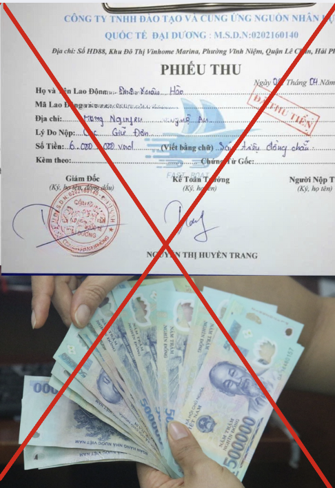 CẢNH BÁO LỪA ĐẢO 2025 : Giả Mạo Công Ty Đại Dương – Người Dân Cần Hết Sức Cảnh Giác! 3 nhân lực quốc tế đại dương